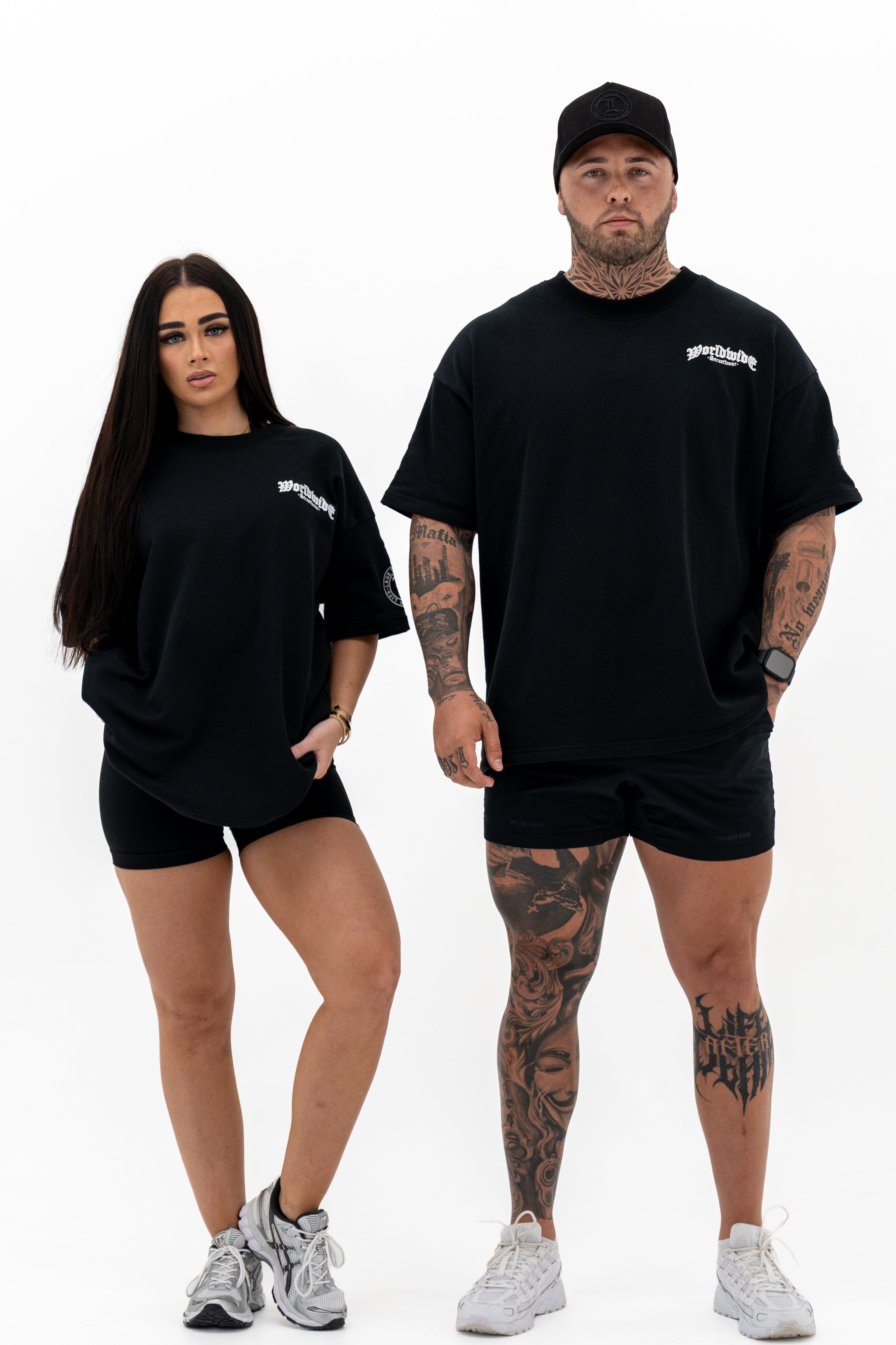 Worldwide Tee | Black / White