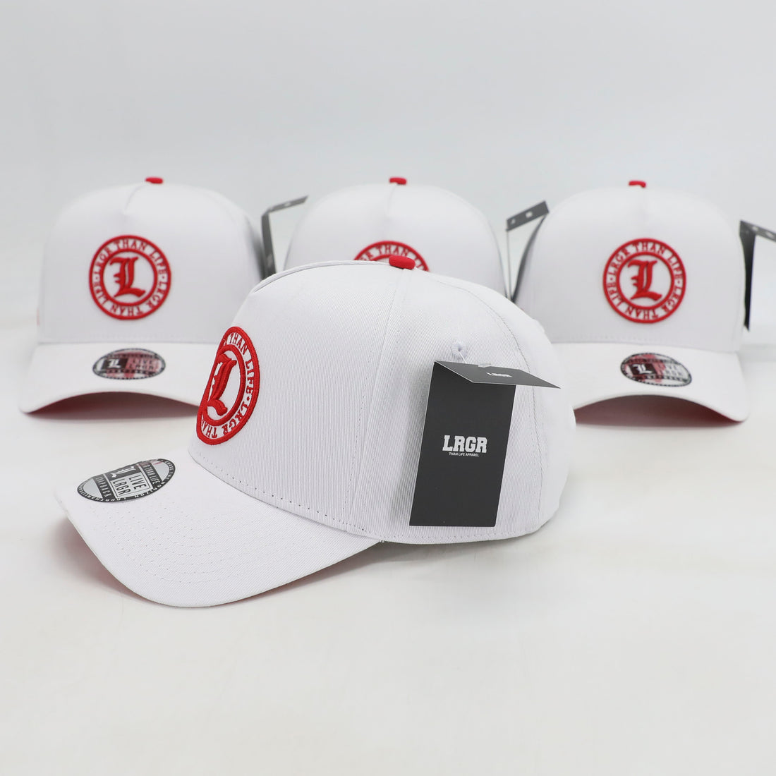 A-FRAME HAT - CHERRY WHITE