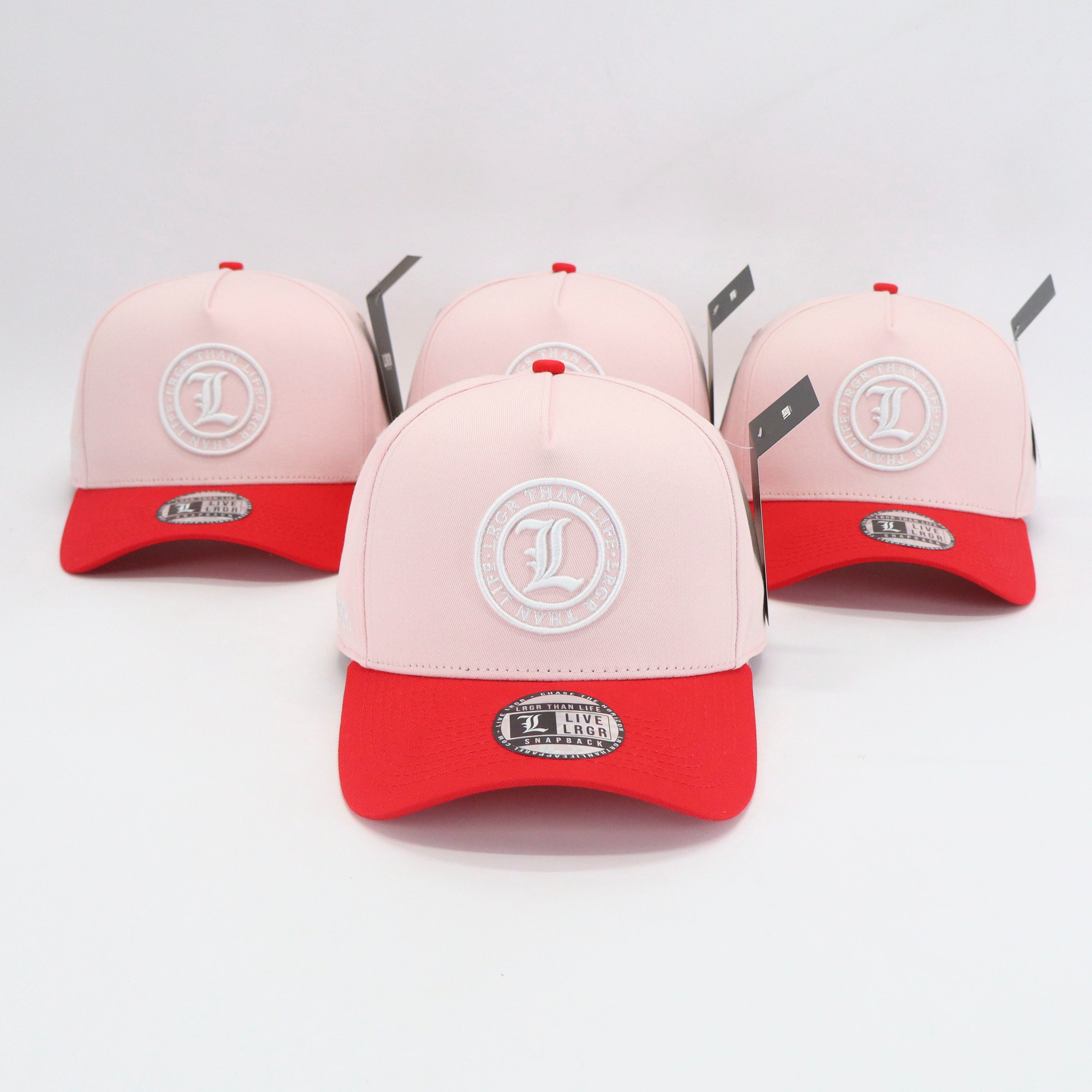 A-FRAME HAT - RED PINK