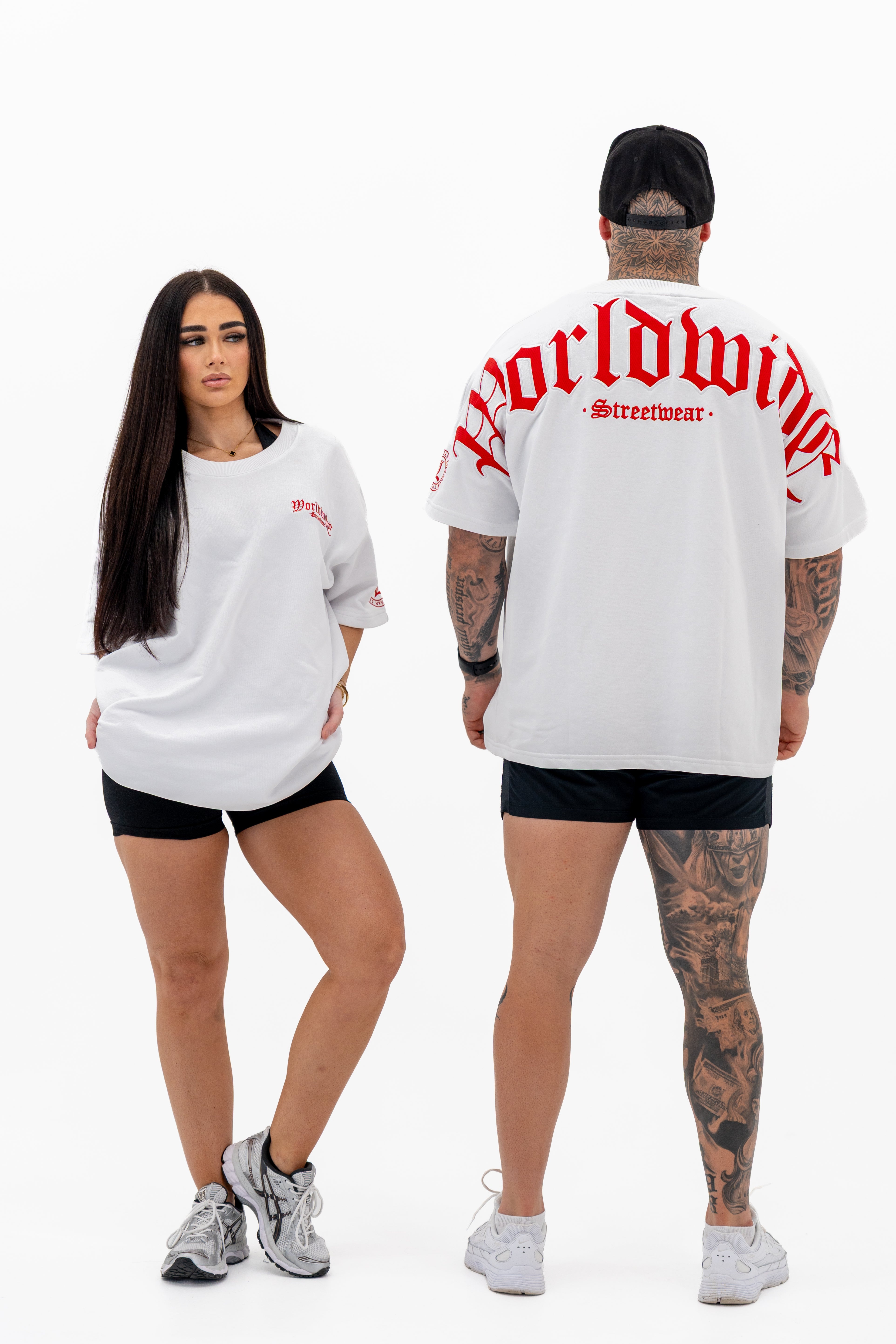Worldwide Tee | White / Red
