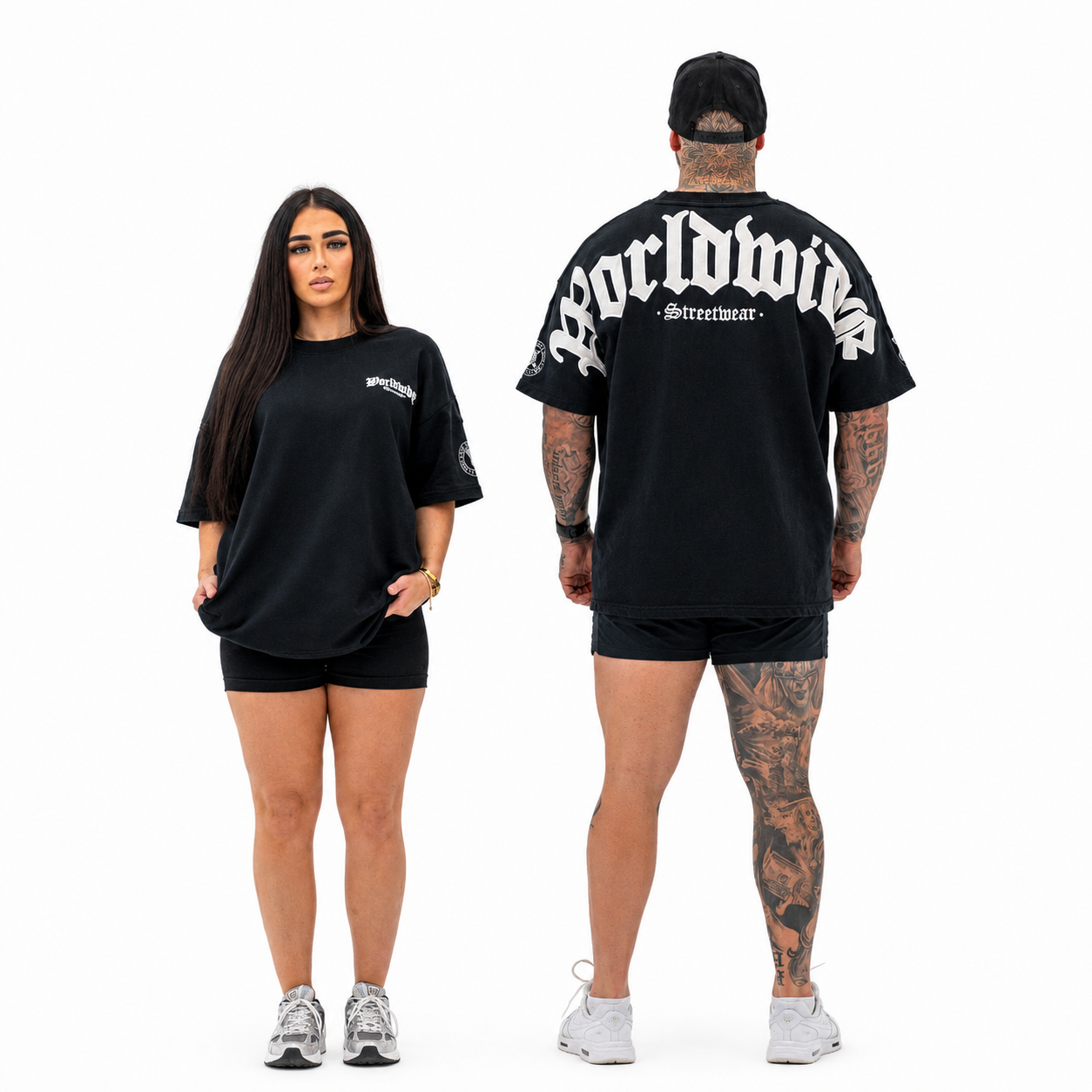 Worldwide Tee | Black / White