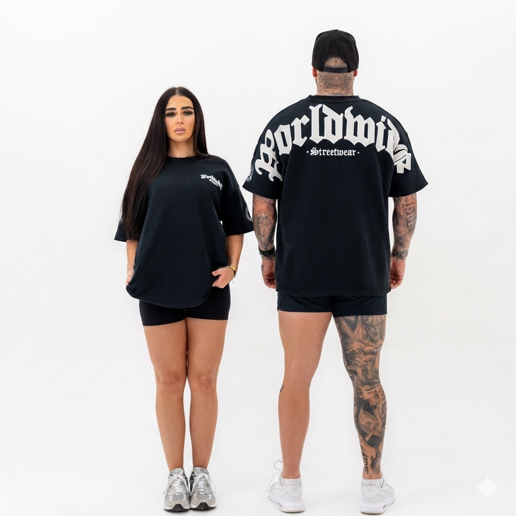 Worldwide Tee | Black / White