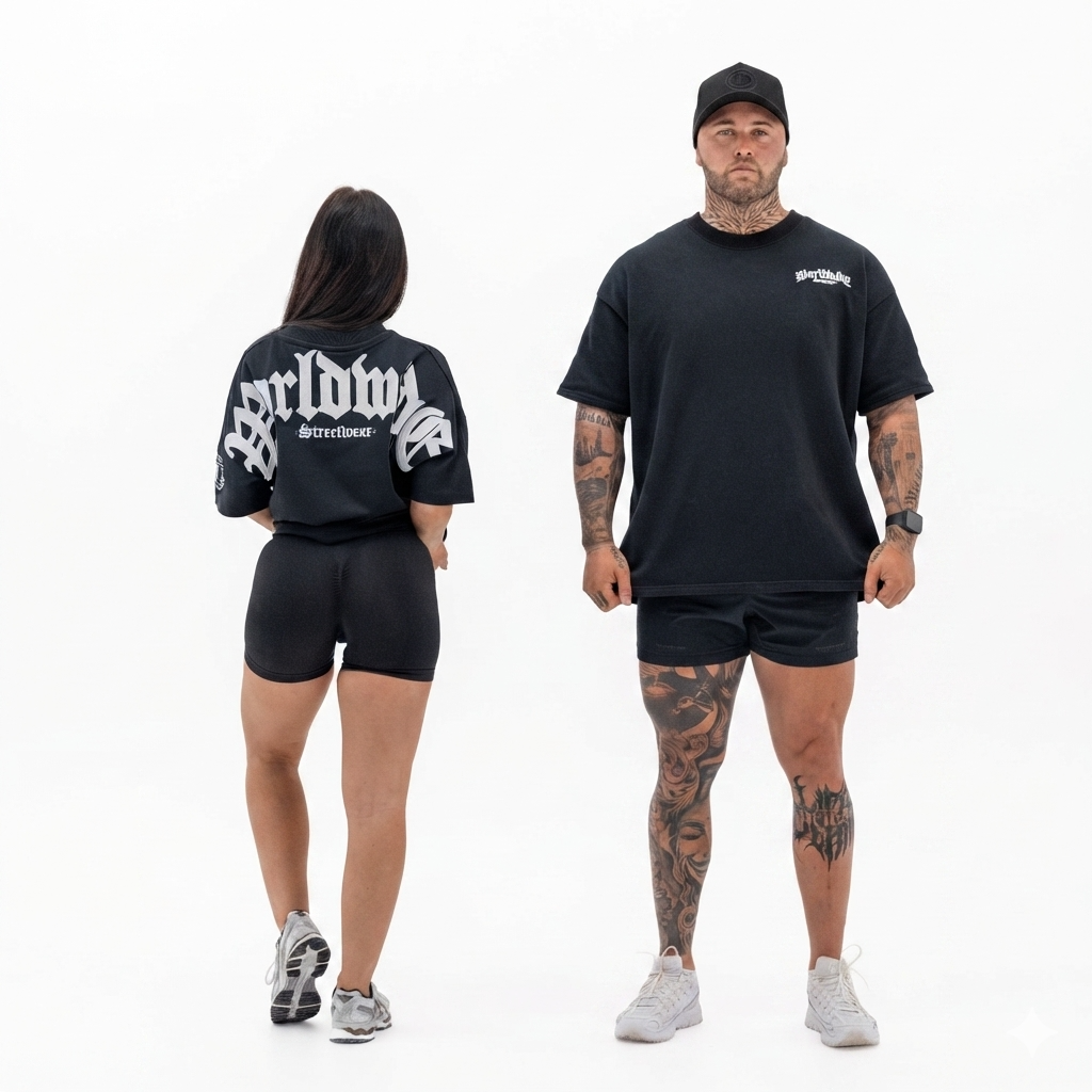 Worldwide Tee | Black / White