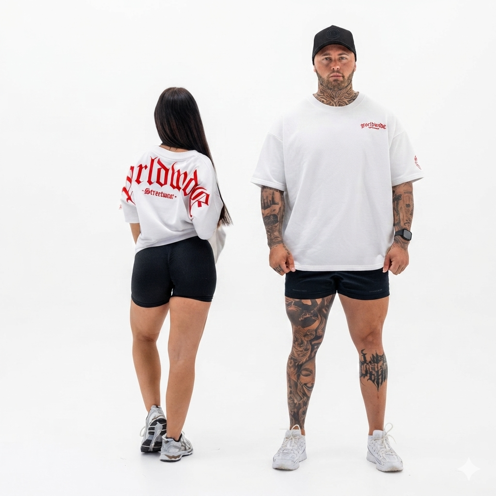 Worldwide Tee | White / Red