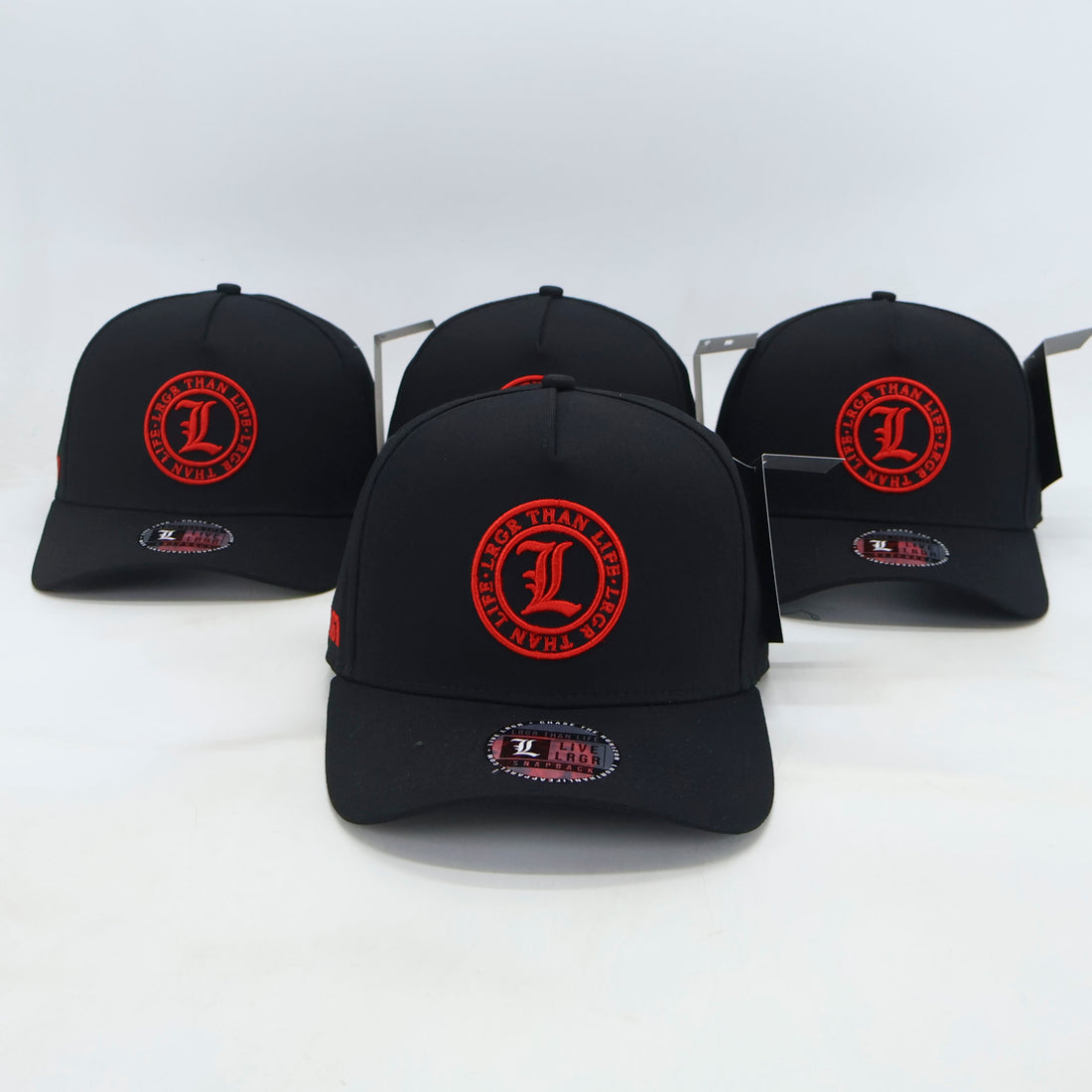A-FRAME HAT - BLACK/RED