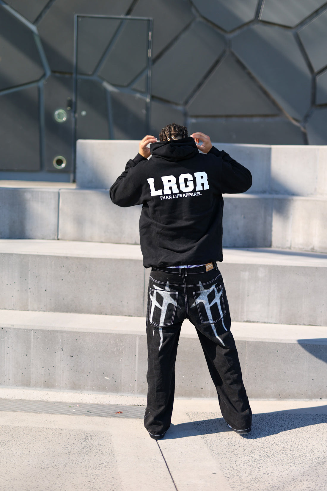 STAPLE HOODIE -  BLACK
