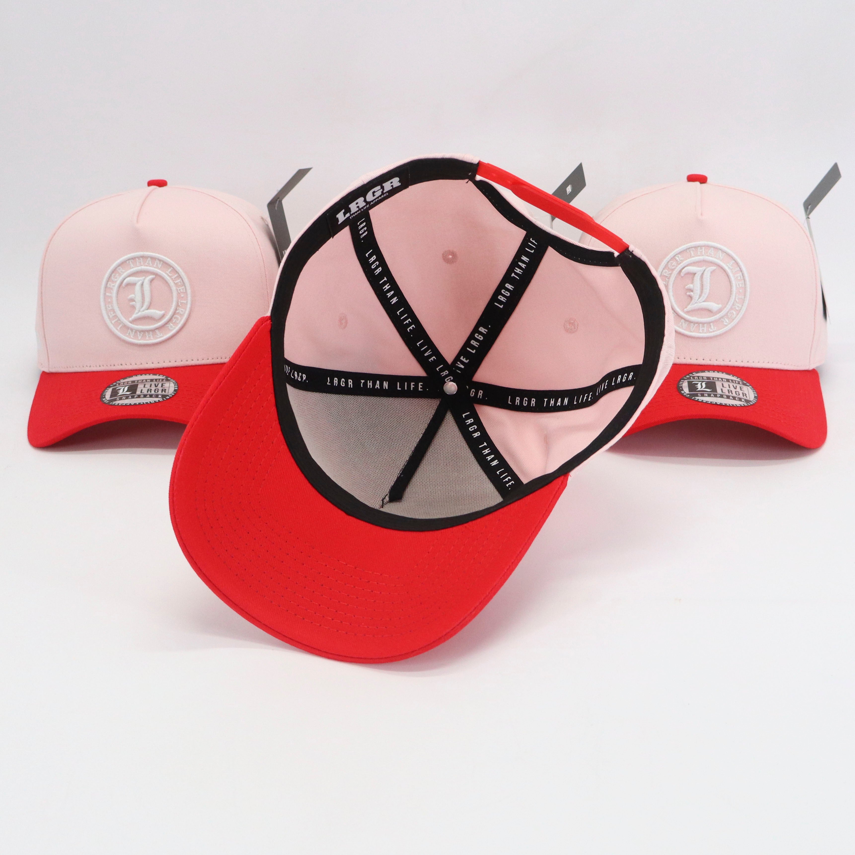 A-FRAME HAT - RED PINK