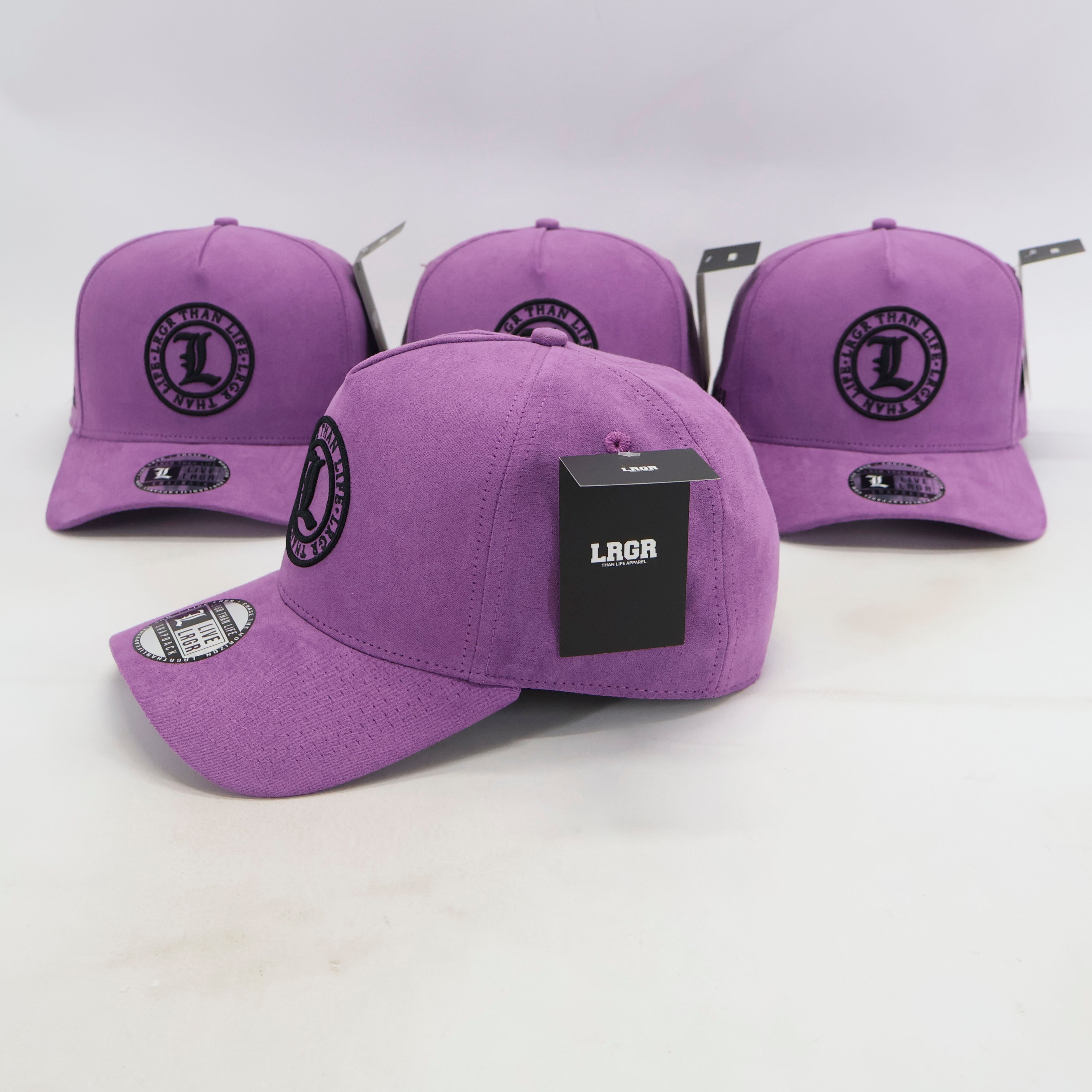 A-FRAME HAT - PURPLE SUEDE