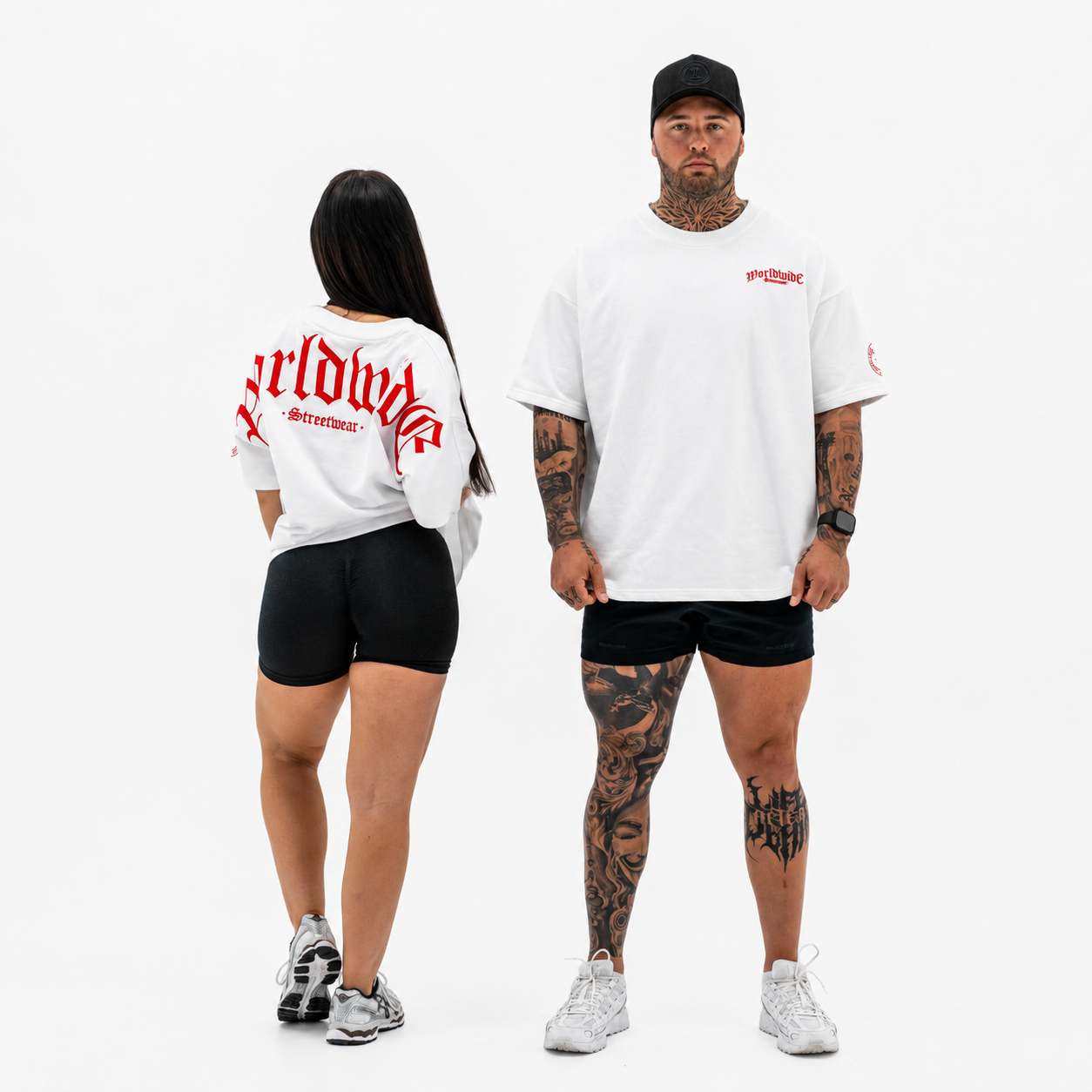 Worldwide Tee | White / Red