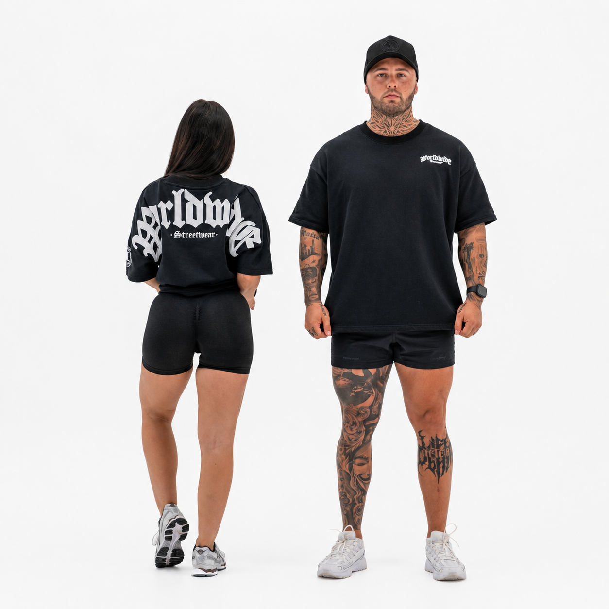 Worldwide Tee | Black / White