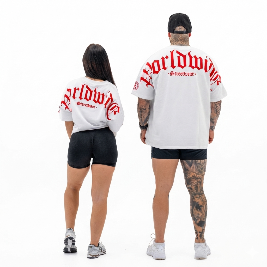 Worldwide Tee | White / Red